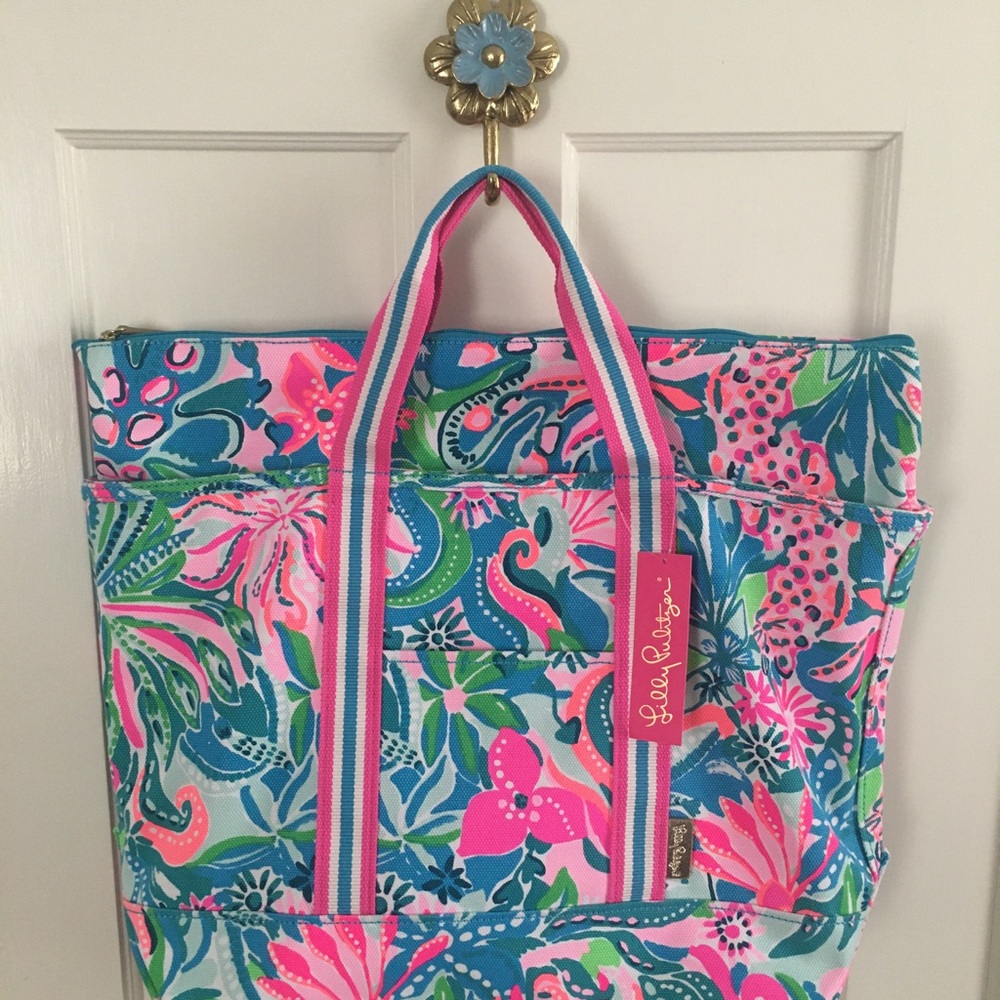 Lilly Pulitzer NWT large Mercato tote!